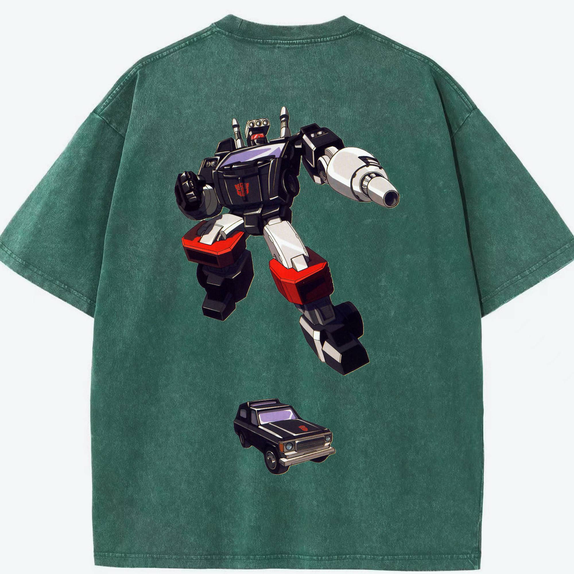 （画像用）  綿100% ヴィンテージ風 半袖Tシャツ（背面プリント）